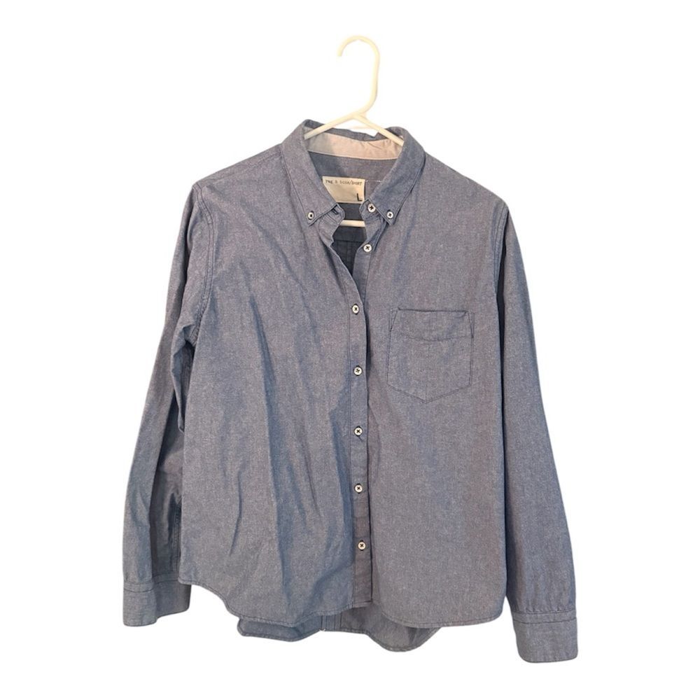 rag & bone Casual Denim Button-Down Shirt Large